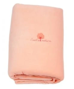 Eveil Et Nature Edredon Velours 100x140 Cm Coton Bio Lagon -Bloom-boutique edredon velours 100x140 cm coton bio peche gamme bio unis 1