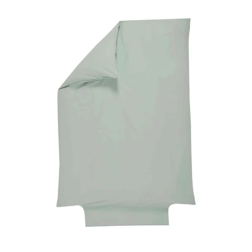 P'tit Basile Housse De Couette 100% Coton Bio 100x140 Céladon 1 P'tit Basile Housse De Couette 100% Coton Bio 100x140 Céladon
