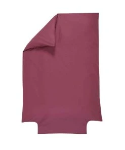P'tit Basile Housse De Couette 100% Coton Bio 100x140 Lie De Vin
