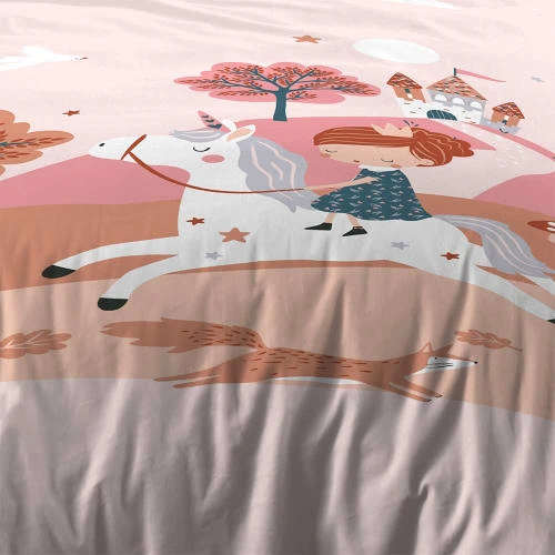 Stof Housse De Couette 140x200 + 1 Taie Coton 3 Stof Housse De Couette 140x200 + 1 Taie Coton – Image 3