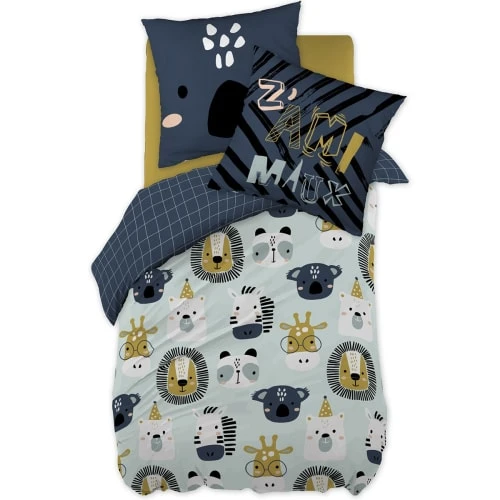 Actome Housse De Couette 140x200 + 1 Taie Coton 4 Actome Housse De Couette 140x200 + 1 Taie Coton – Image 4