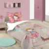 Lovely Casa Housse De Couette 140x200 + 1 Taie Coton