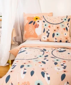 COTE DECO Housse De Couette 140x200 + Taie -Bloom-boutique housse de couette 140x200 taie 4
