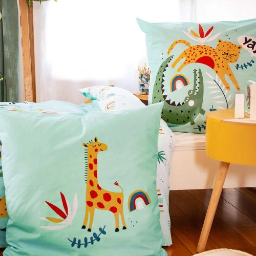 COTE DECO Housse De Couette 140x200 + Taie Coton 2 COTE DECO Housse De Couette 140x200 + Taie Coton – Image 2