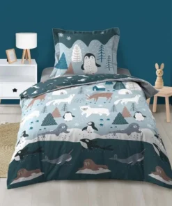 Douceur D'Intérieur Housse De Couette 140x200 + Taie Coton