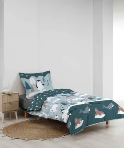 Douceur D'Intérieur Housse De Couette 140x200 + Taie Coton -Bloom-boutique housse de couette 140x200 taie coton 16