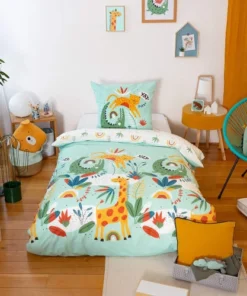 COTE DECO Housse De Couette 140x200 + Taie Coton