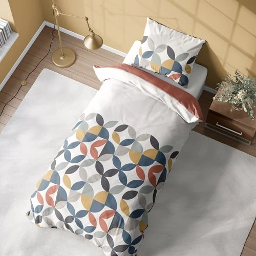 COTE DECO Housse De Couette 140x200 + Taie 1 COTE DECO Housse De Couette 140x200 + Taie