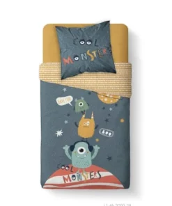 TODAY Housse De Couette 140x200cm Kids Monsters + 1 Taie 7 TODAY Housse De Couette 140x200cm Kids Monsters + 1 Taie -Bloom-boutique housse de couette 140x200cm kids monsters 1 taie 3