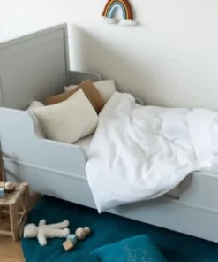 Cocoeko Housse De Couette Bébé Bleu Paon -Bloom-boutique housse de couette bebe blanc 1