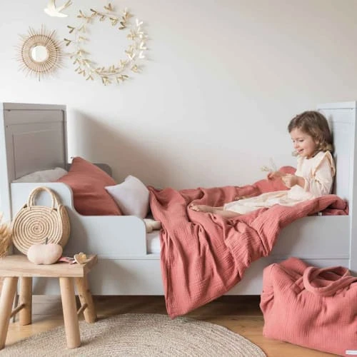 Cocoeko Housse De Couette Bébé Marsala 4 Cocoeko Housse De Couette Bébé Marsala – Image 4