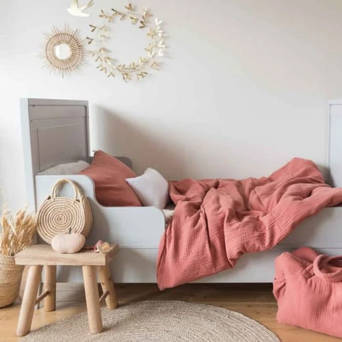 Cocoeko Housse De Couette Bébé Marsala 1 Cocoeko Housse De Couette Bébé Marsala