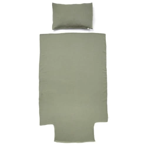 Cocoeko Housse De Couette Bébé Vert Sauge 3 Cocoeko Housse De Couette Bébé Vert Sauge – Image 3