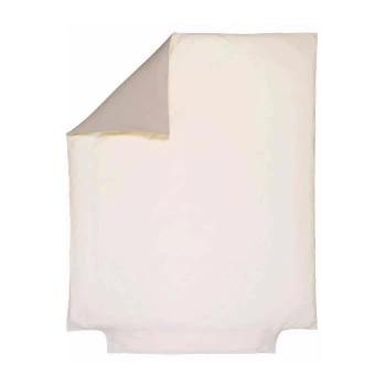 P'tit Basile Housse De Couette Bicolore 100% Coton Bio 120x150 écru Et Taupe 3 P'tit Basile Housse De Couette Bicolore 100% Coton Bio 120x150 écru Et Taupe – Image 3