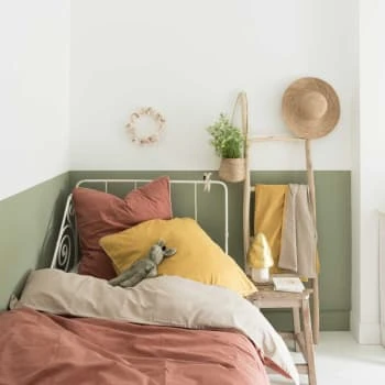 Cocoeko Housse De Couette Coton Lavé Moutarde 5 Cocoeko Housse De Couette Coton Lavé Moutarde – Image 5