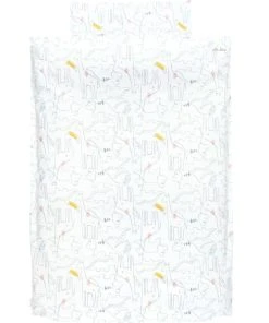 Noukie's Housse De Couette Dinosaures En Popeline, 100 X 140 Cm