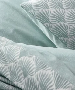 Essix Housse De Couette En Coton Vert D'Eau 140x200 -Bloom-boutique housse de couette en coton vert d eau 140x200 6