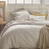 Essix Housse De Couette En Percale De Coton Beige 140x200