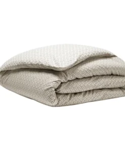 Alternative view of Essix Housse De Couette En Percale De Coton Beige 140x200