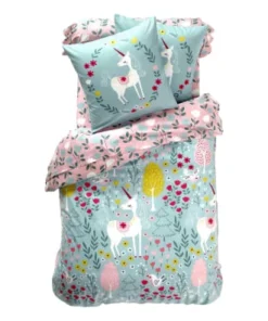 Becquet Housse De Couette Enfant Réversible 140x200 Multicolore En Coton