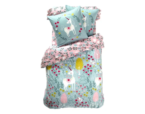 Becquet Housse De Couette Enfant Réversible 140x200 Multicolore En Coton 1 Becquet Housse De Couette Enfant Réversible 140x200 Multicolore En Coton