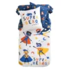 Becquet Housse De Couette Enfant Réversible 200x200 Bleue En Coton