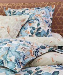 Becquet Housse De Couette Enfant Réversible 200x200 Bleue En Coton -Bloom-boutique housse de couette enfant reversible 200x200 bleue en coton 2