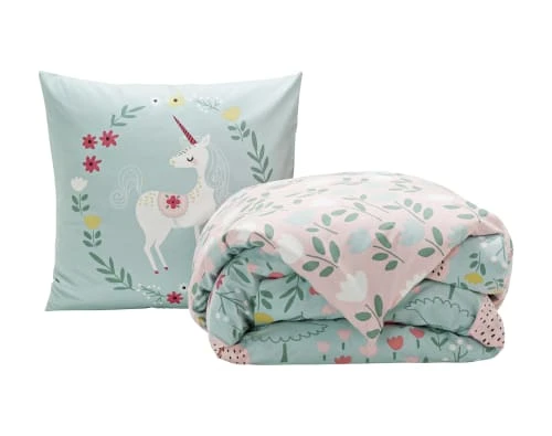 Becquet Housse De Couette Enfant Réversible 200x200 Multicolore En Coton 3 Becquet Housse De Couette Enfant Réversible 200x200 Multicolore En Coton – Image 3