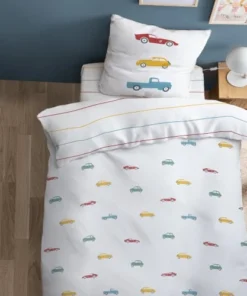 MATT & ROSE Housse De Couette Et Taie D'oreiller En Coton 140x200 Cm