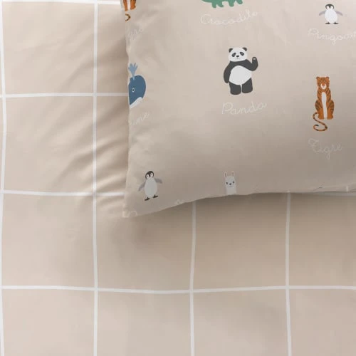MATT & ROSE Housse De Couette Et Taie D'oreiller En Coton 140x200 Cm 2 MATT & ROSE Housse De Couette Et Taie D'oreiller En Coton 140x200 Cm – Image 2