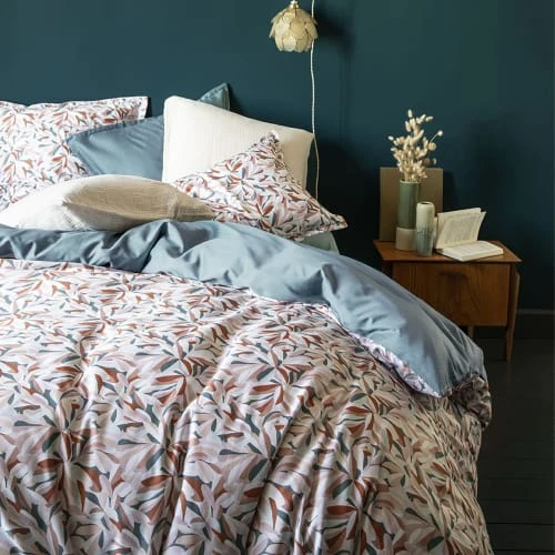 Essix Housse De Couette Imprimée En Satin De Coton Rose 140x200 1 Essix Housse De Couette Imprimée En Satin De Coton Rose 140x200