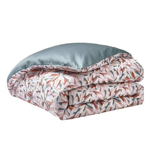 Essix Housse De Couette Imprimée En Satin De Coton Rose 140x200 2 Essix Housse De Couette Imprimée En Satin De Coton Rose 140x200 – Image 2