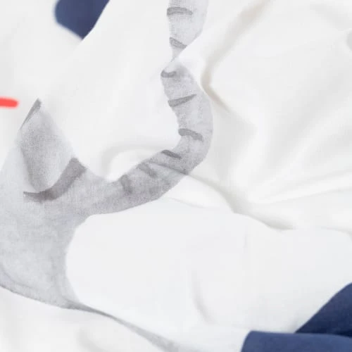 Carré Blanc Housse De Couette Réversible Coton Biologique 3 Carré Blanc Housse De Couette Réversible Coton Biologique – Image 3