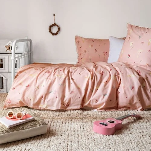 Carré Blanc Housse De Couette Réversible Pur Coton Biologique Attrape Rêve 2 Carré Blanc Housse De Couette Réversible Pur Coton Biologique Attrape Rêve – Image 2