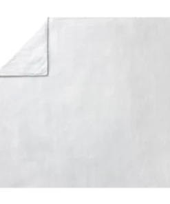 Essix Housse De Couette Unie En Coton Blanc 140x200 -Bloom-boutique housse de couette unie en coton blanc 140x200 4
