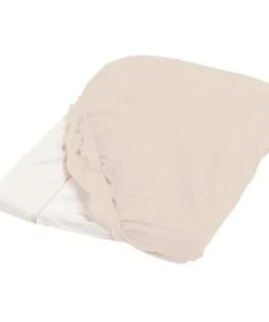 Tinéo Housse De Matelas à Langer Viscose 50x75cm écru