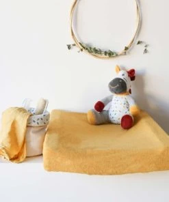 KINOUSSES Housse De Tapis à Langer Bébé Moutarde Éponge -Bloom-boutique housse de tapis a langer bebe moutarde eponge 2