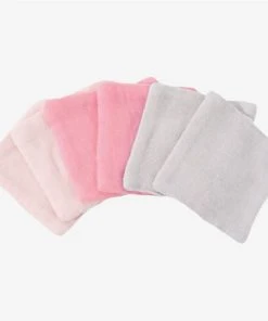 KINOUSSES Lingettes Lavables Bébé Rose Coton -Bloom-boutique lingettes lavables bebe rose coton 3