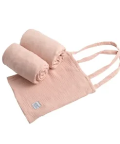 Sauthon Original Lot 2 Draps Housse Lit évolutif 140x70cm En Coton Rose