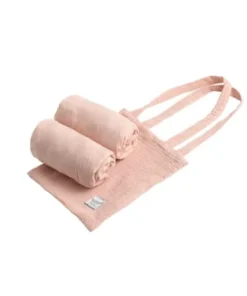 Sauthon Original Lot De 2 Draps Housse Ovales 90x50cm En Coton Rose
