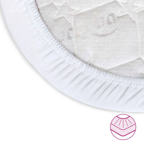 Lot De 2 Draps Housse Pour Matelas Cododo Babybay Original 5 Lot De 2 Draps Housse Pour Matelas Cododo Babybay Original – Image 5