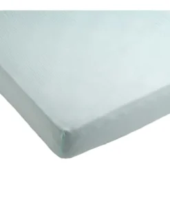 Sauthon Original Lot De 2 Draps Housse Rectangle 90x50cm En Coton Bleu Ciel