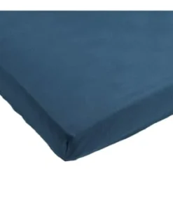 Sauthon Original Lot De 2 Draps Housse Rectangle 90x50cm En Coton Bleu Ciel -Bloom-boutique lot de 2 draps housse rectangle 90x50cm en coton bleu nuit original