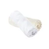 Cocoeko Lot De 2 Draps-housses Ecru/Blanc 60x120 Cm