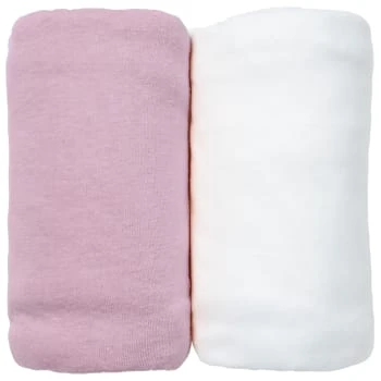 Eveil Et Nature Lot De 2 Draps Housses Jersey 40x80 Cm Coton Bio Blanc/Corail 5 Eveil Et Nature Lot De 2 Draps Housses Jersey 40x80 Cm Coton Bio Blanc/Corail – Image 5