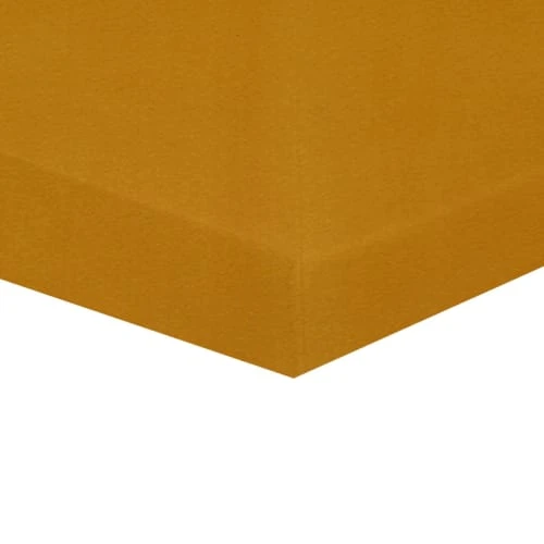 Eveil Et Nature Lot De 2 Draps Housses Jersey 60x120 Cm Coton Bio Ambre/Blanc 2 Eveil Et Nature Lot De 2 Draps Housses Jersey 60x120 Cm Coton Bio Ambre/Blanc – Image 2