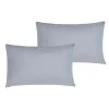 P'tit Basile Lot De 2 Taies D'oreiller Coton Bio Anthracite 40x60