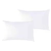 P'tit Basile Lot De 2 Taies D'oreiller Coton Bio Blanc 40x60