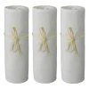 P'tit Basile Lot De 3 Draps Housses Jersey Bio Gris Perle 70x140