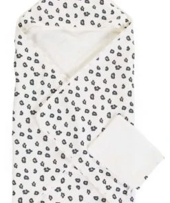 Childhome Parure De Bain Avec Gant 80 X 80 Cm Jersey Leopard